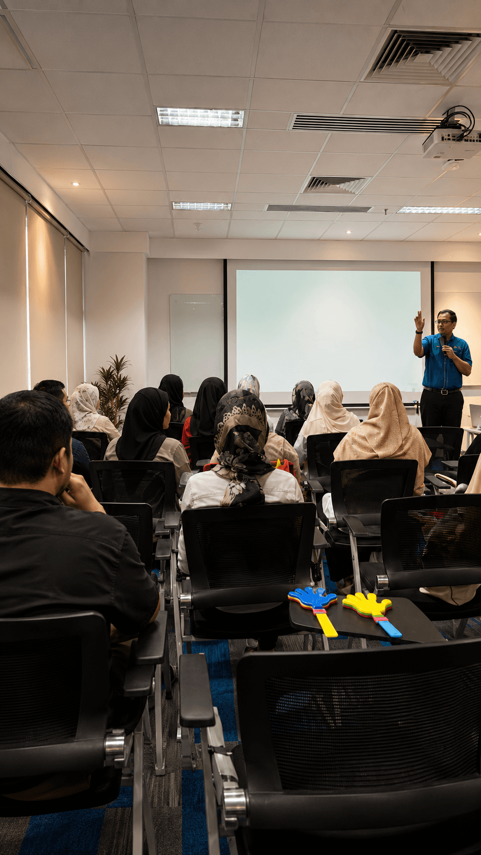 A business strategy and development session